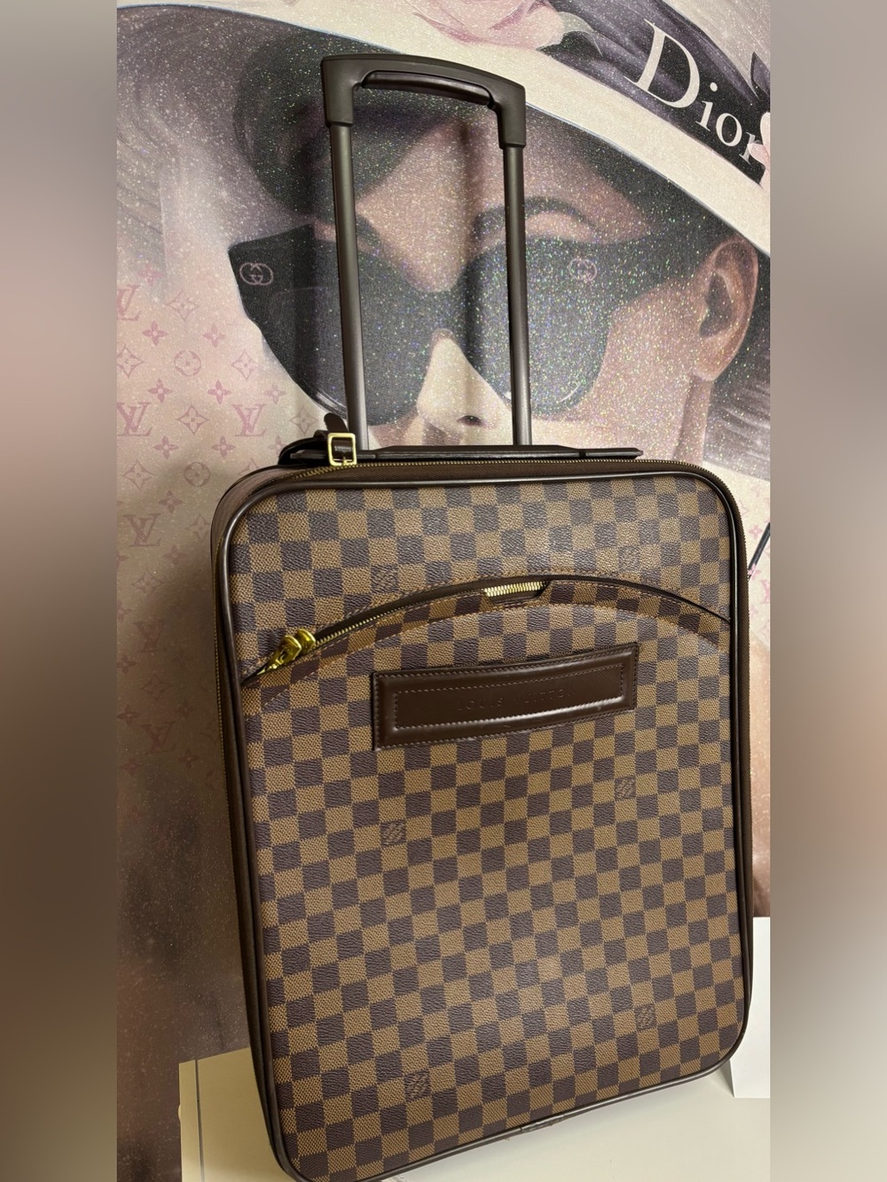 Louis Vuitton Damier Ebene Pegase 45 Carry-On Bag